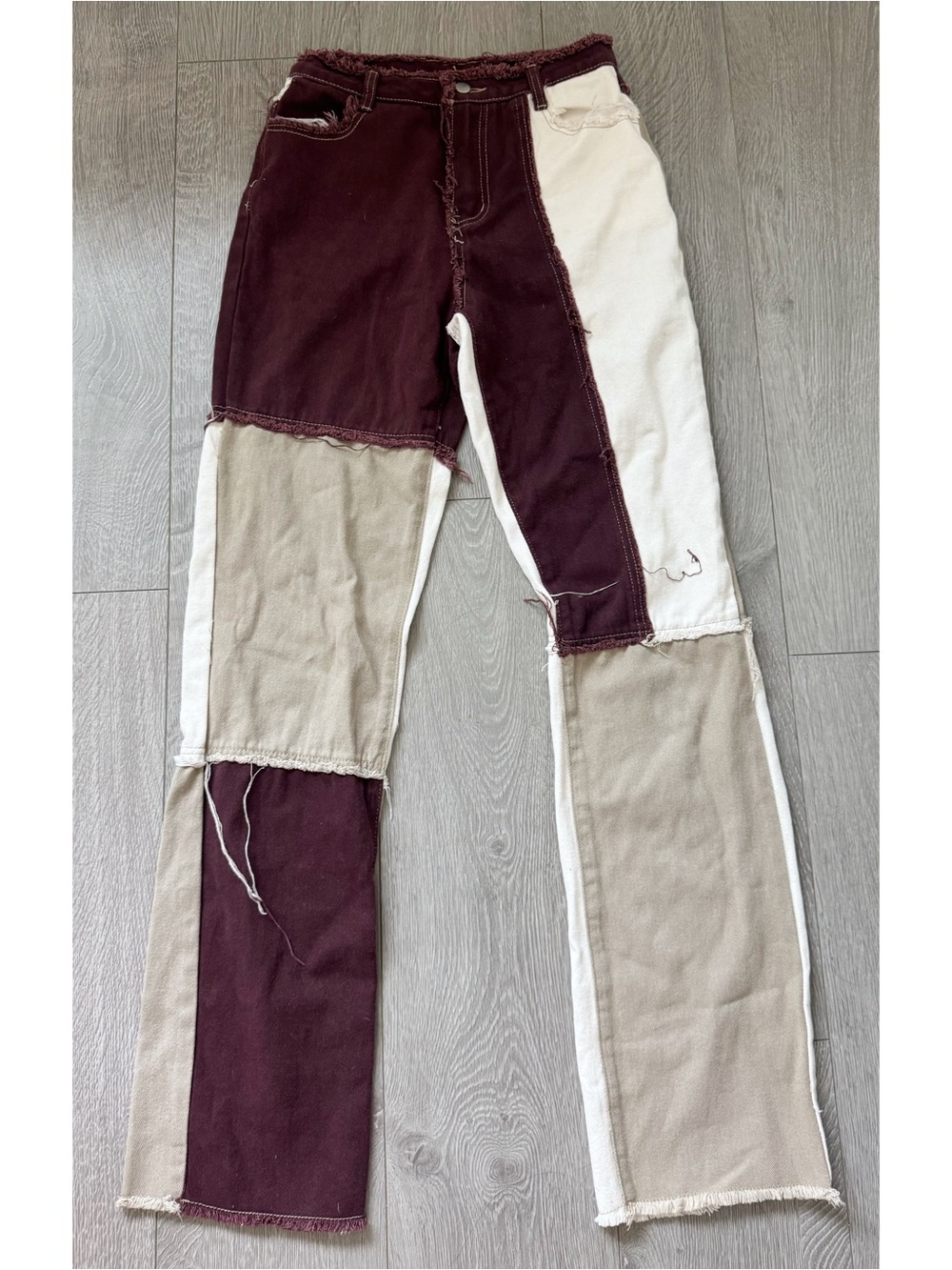 Urban Outfitters Patch Work Distressed Denim Jeans